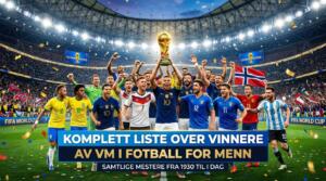 Liste over vinnere av VM i fotball for menn